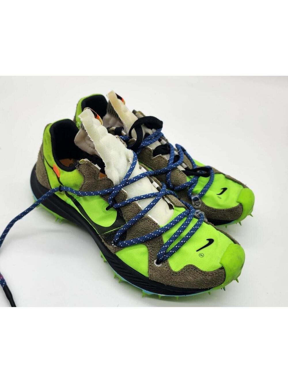 Nike x Off-White Zoom Terra Kiger 5 Green CD8179-300 Women's size 7.5